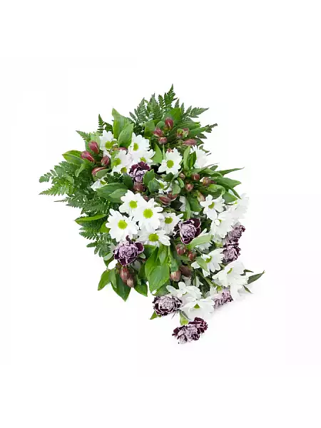 Funeral carnation bouquet