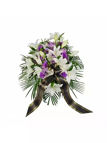 Funeral floor bouquet