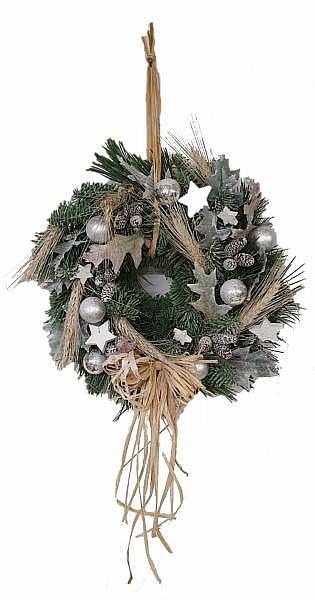 Christmas wreath natural