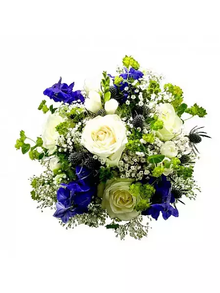 Blue and white dream bouquet