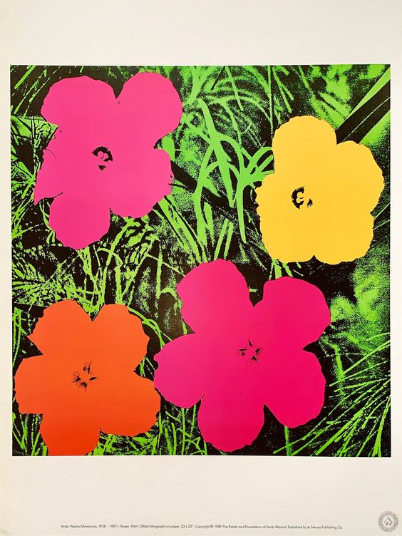 Andy Warhol, Květiny