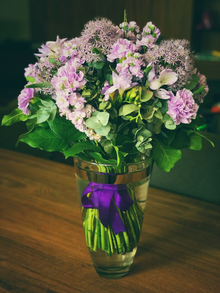 ideální teplota vody pro kytici 