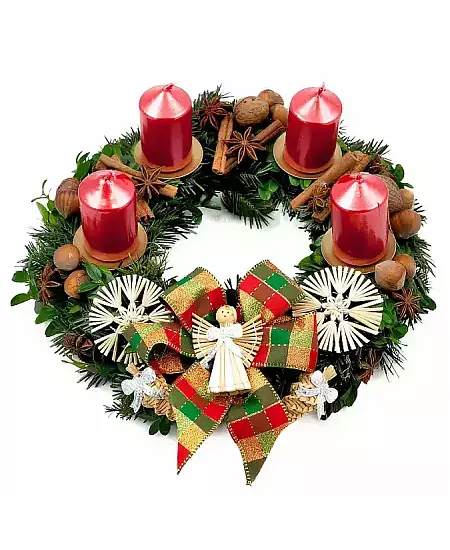 Adventní věnec staročeský