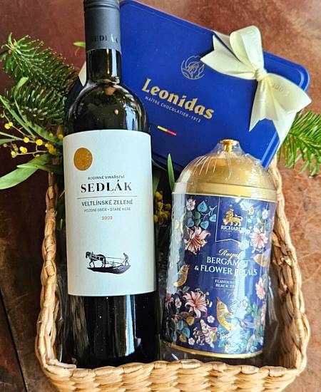 The Blue Gift Basket