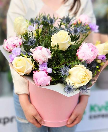 Květinový box Pivoňkové potěšení