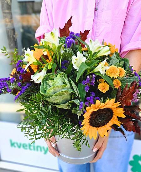 Květinový podzimní box