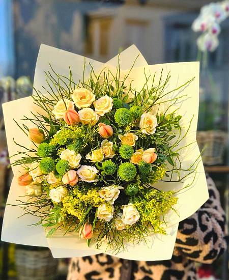 Kytice Oranžové tulipány