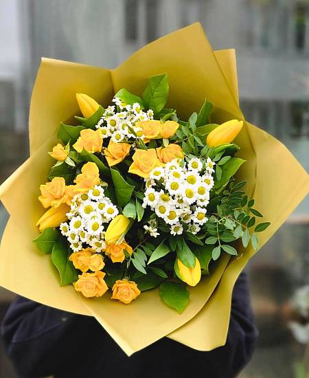 Kytice Žlutý tulipánek