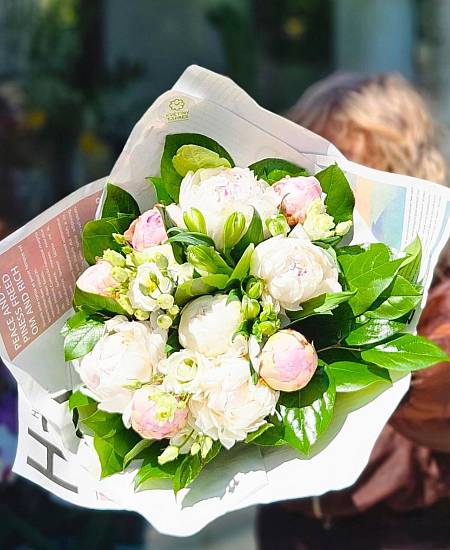 Nadýchaná pivoňka