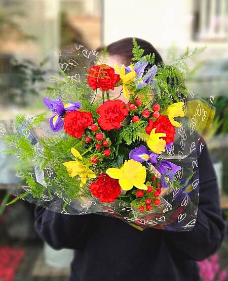 Jarní kytice Mix Retro