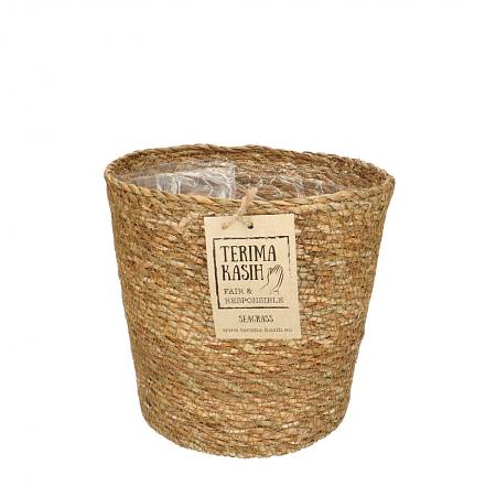 Wicker plant pot cover