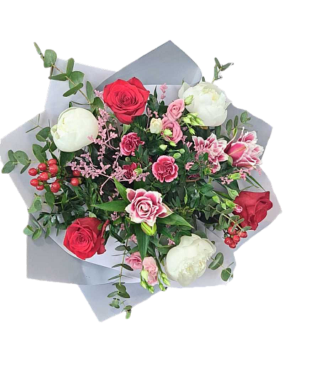 Romantic peony bouquet