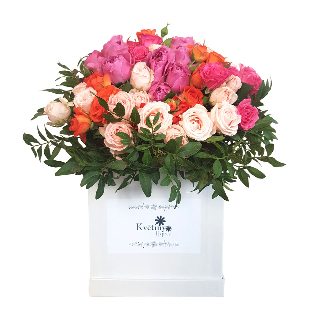 rosie flower box - rozvoz květin do 90ti minut