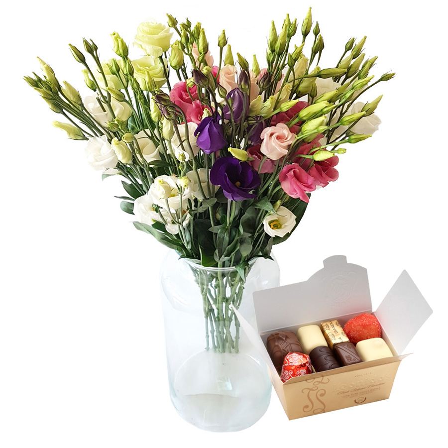 Eustoma a pralinky