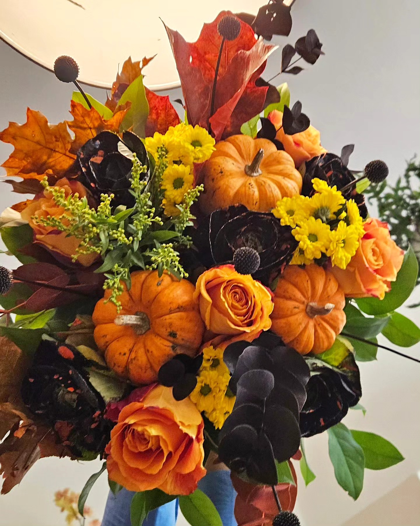 Halloweenská kytice